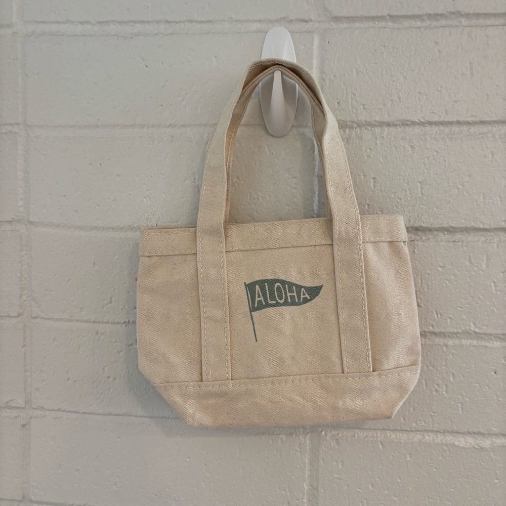 Wimini Hawaii Aloha mini canvas tote bag
